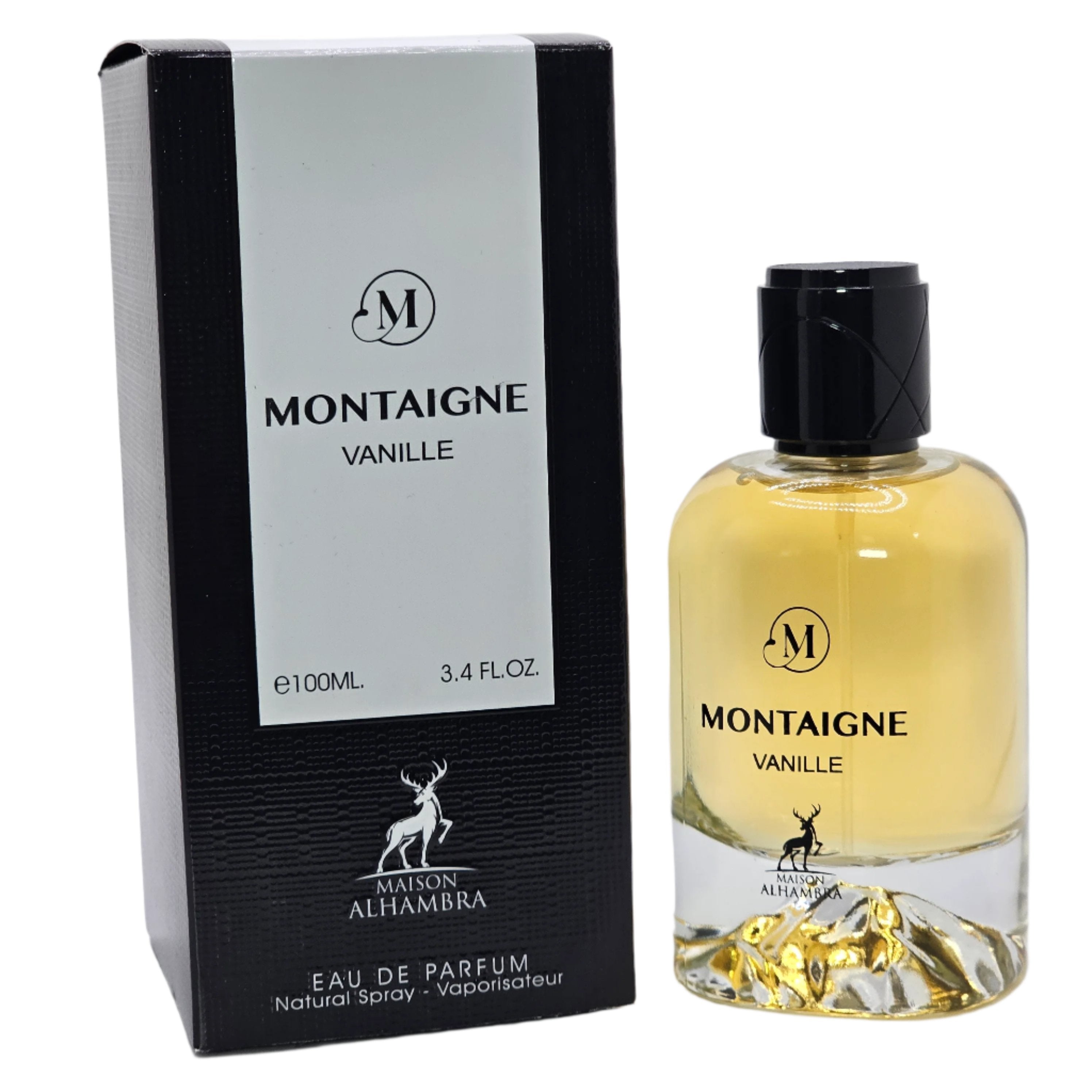 Montaigne Vanille By Maison Alhambra  Eau de Parfum Unisex 3.4oz/100ml Lemon Rose Vanilla Cedar Musk