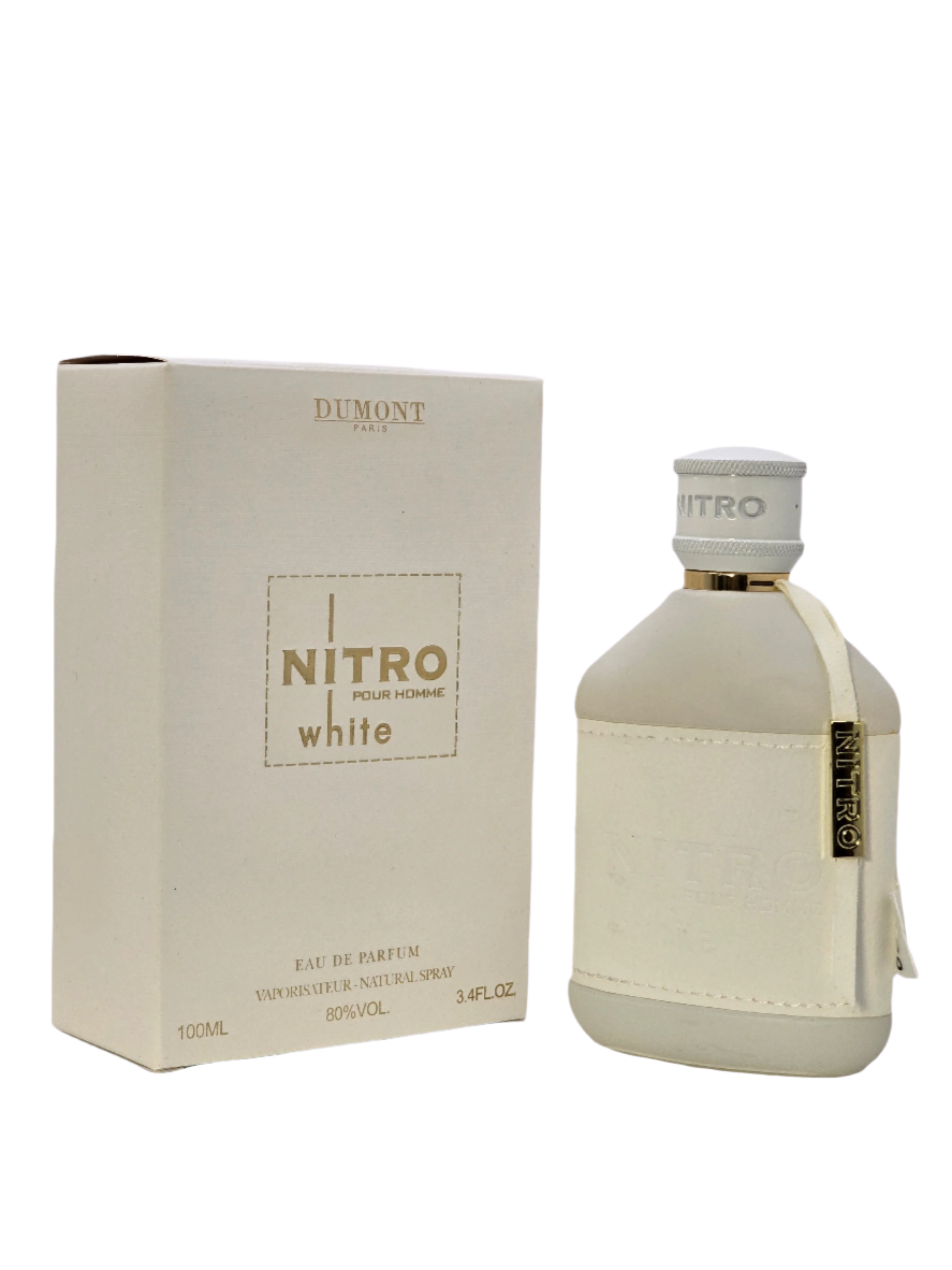 Nitro White Eau De Parfum For Men By Dumont Spray 3.4oz/100ml Bergamot Lavander