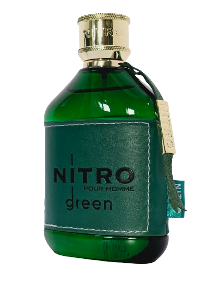 Travel Sample Tester 5ML Nitro Green Eau De Parfum By Dumont For Men Amber Woody Warm Spicy Powdery Vanilla Fresh Leather Lavender - Image 9