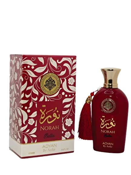 Norah Bella By Adyan Eau De Parfum For Women 3.4oz/100ml Rose Cedar Vanilla Musk - Image 2