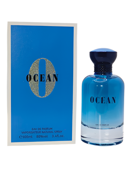 Ocean Eau De Parfum For Men’s By Bharara Spray 3.4 oz Bergamot Cinnamon Patchouli