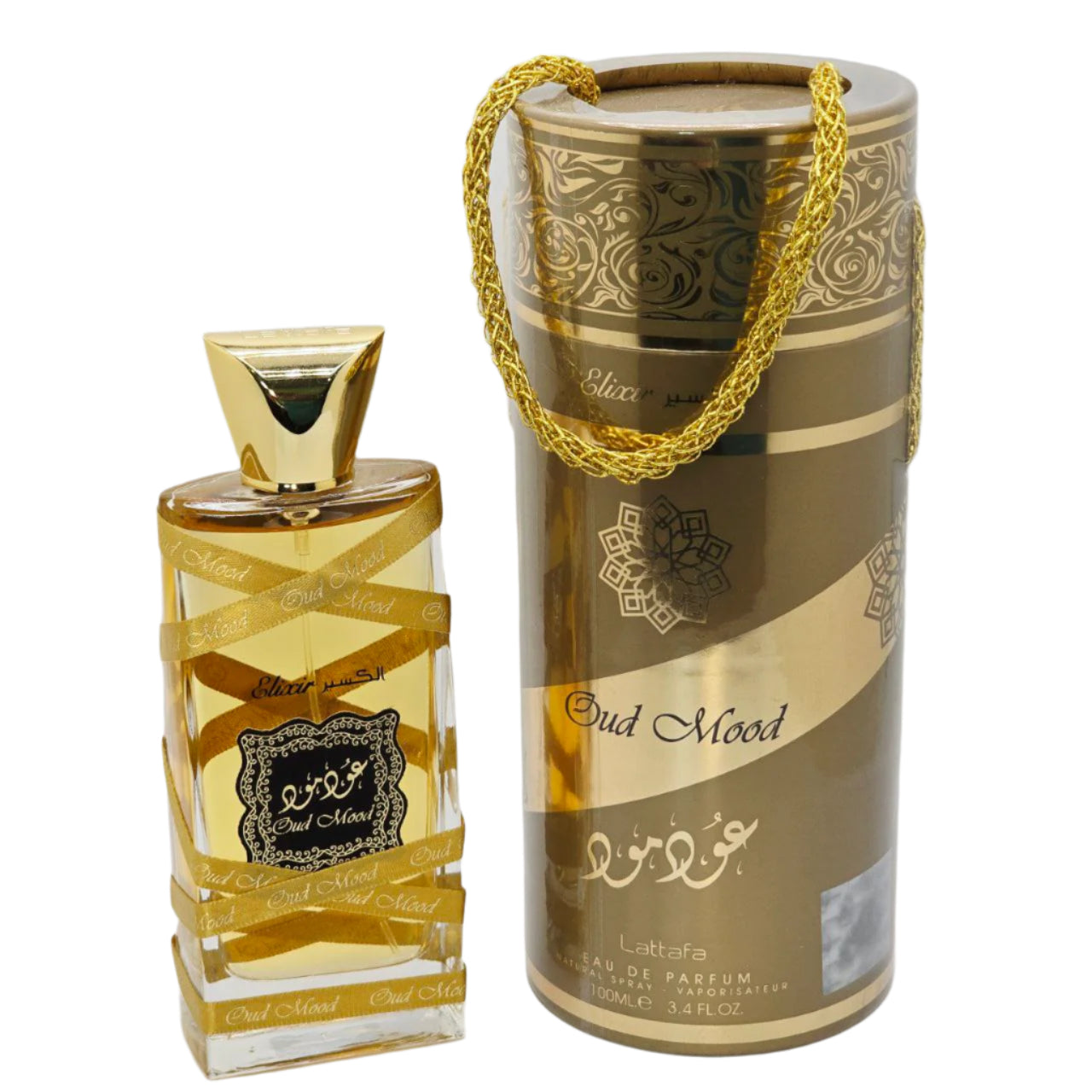 Oud Mood Elixir Lattafa Eau De Parfum Unisex 3.4oz/100ml