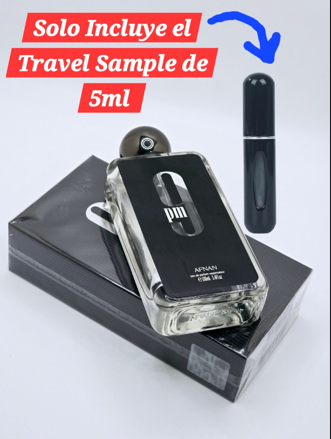Travel Sample Tester 5ML 9 PM Eau de Parfum by Afnan For Men