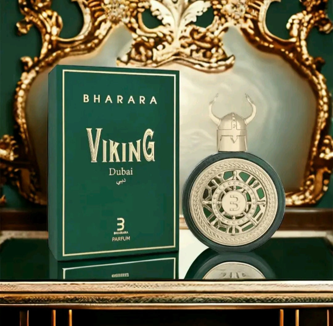 Bharara Viking Dubai Unisex 3.4 Oz Premium Fragrance with Citrus and Spicy Notes