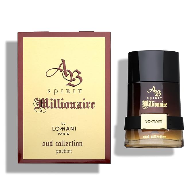 Spirit Millionaire Parfum For Men By Lomani Oud Collection 3.4oz/100ml