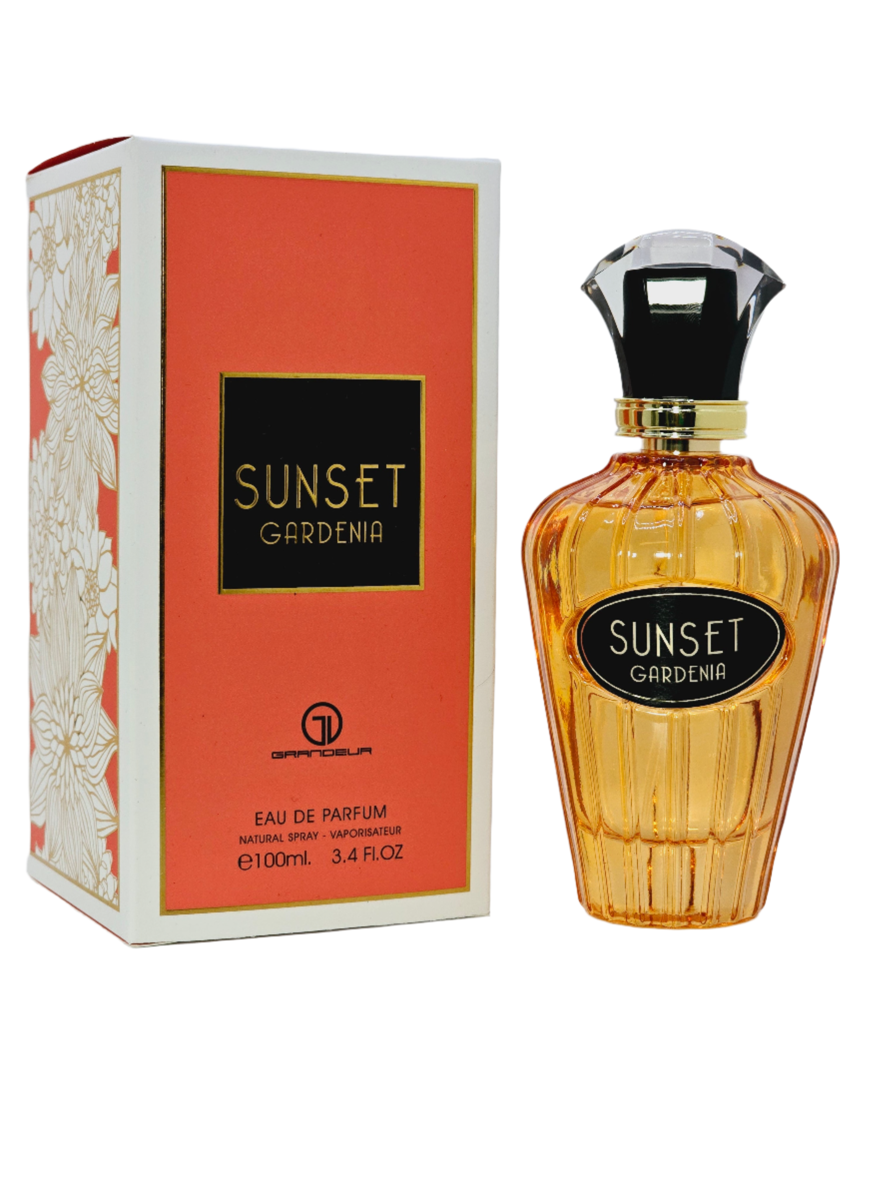 Sunset Gardenia  For Women Eau De Parfum By Grandeur Elite 3.4oz/100ml