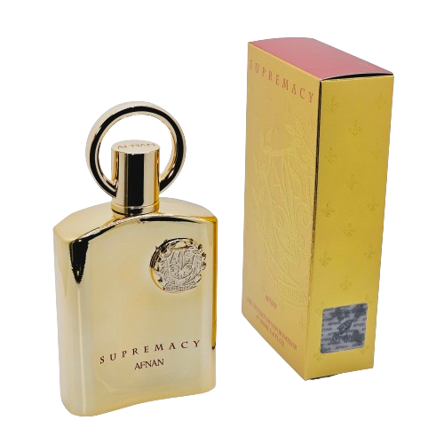 Supremacy Gold By Afnan Unisex 3.4 Oz Powdery Vainilla Iris Woody Oud Violet - Image 7