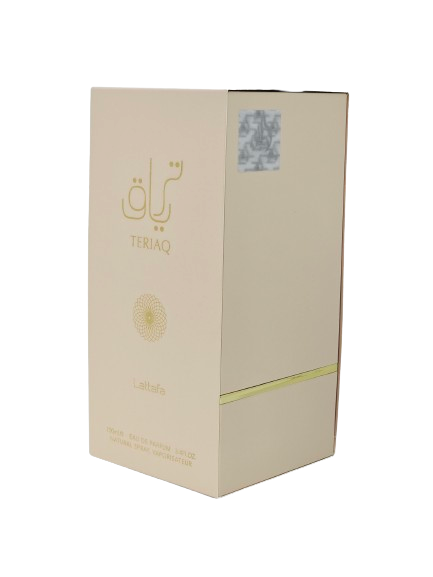 Teriaq By Lattafa Eau 3.4Oz De Parfum Unisex Sweet Caramel Honey Fruity Vanilla Leather Almond Powdery Musky Animalic - Image 9