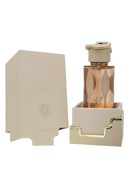Teriaq By Lattafa Eau 3.4Oz De Parfum Unisex Sweet Caramel Honey Fruity Vanilla Leather Almond Powdery Musky Animalic - Image 4