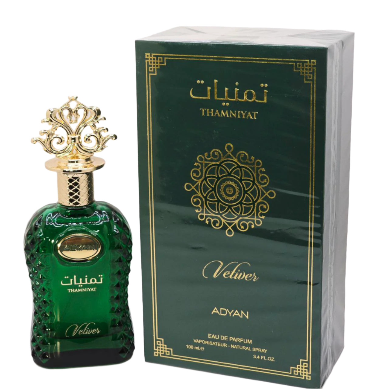 Thamniyat Vetiver By Adyan For Men Eau De Parfum 3.4oz/1ooml