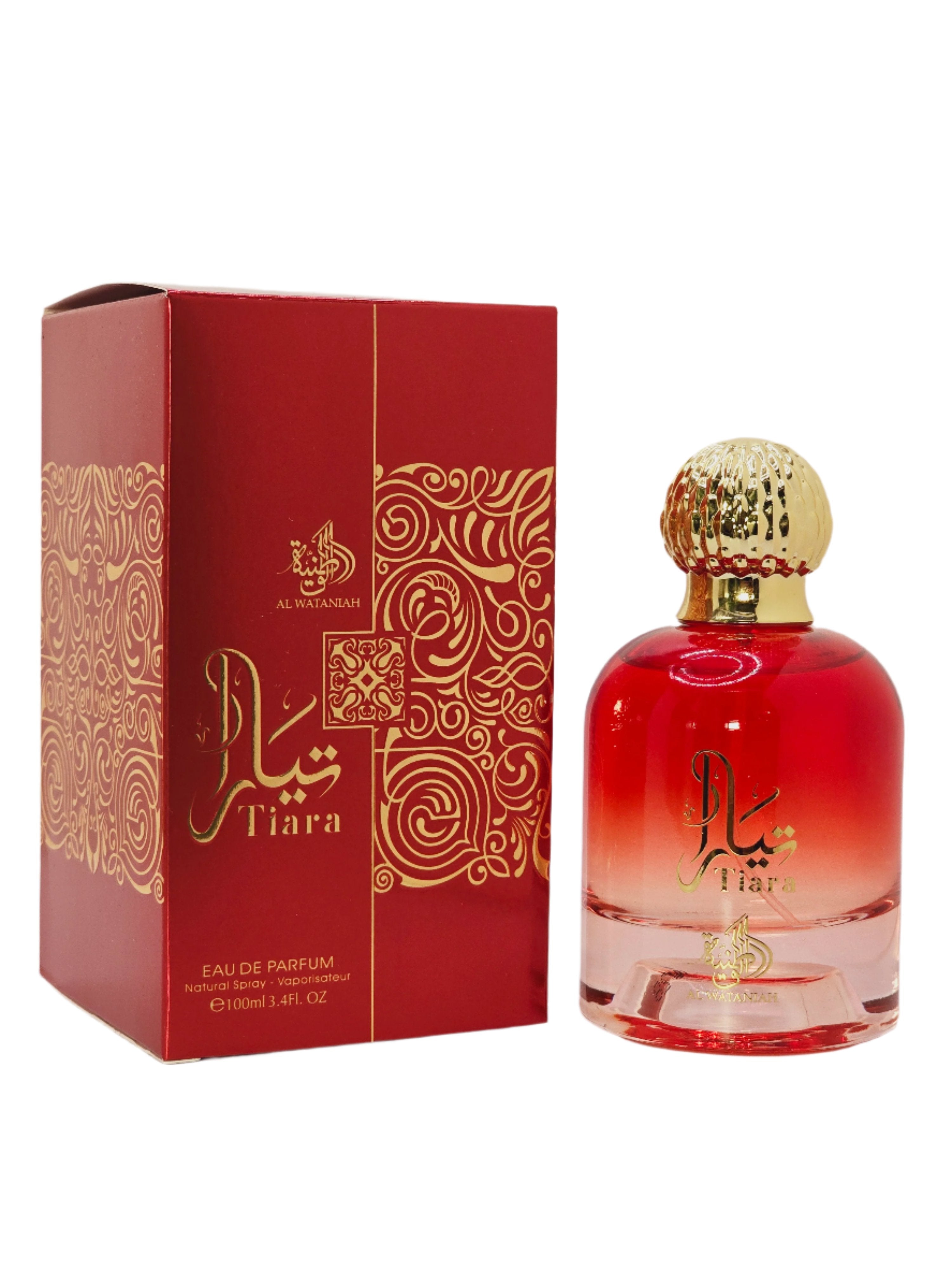 Tiara By Al Wataniah For Women 3.4oz/100ml Jasmine Sweet Strawberries Patchouli Cedar