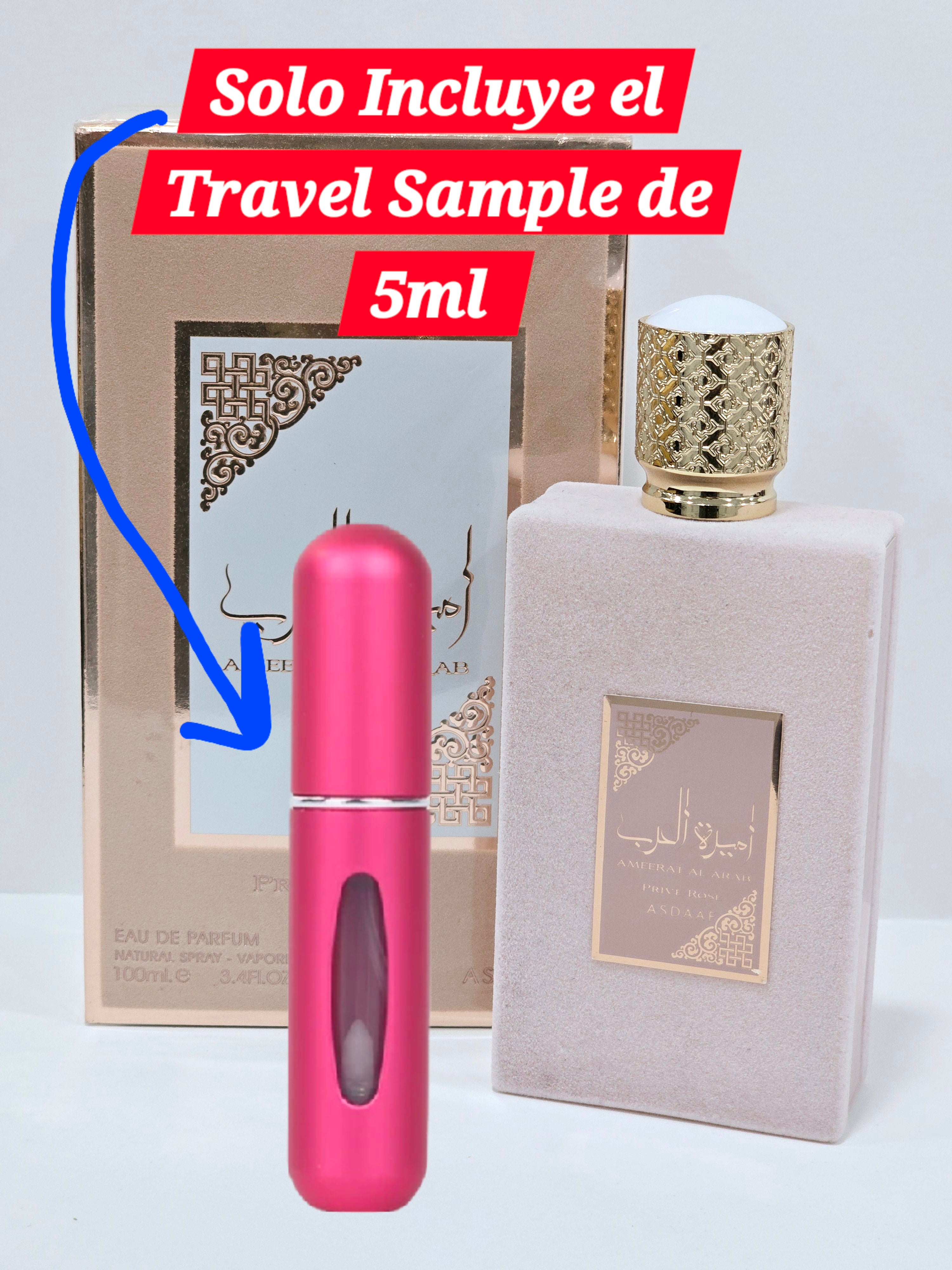Travel Sample Tester 5 ML Ameerat Al Arab Prive Rose Princess Of Arabia By Lattafa