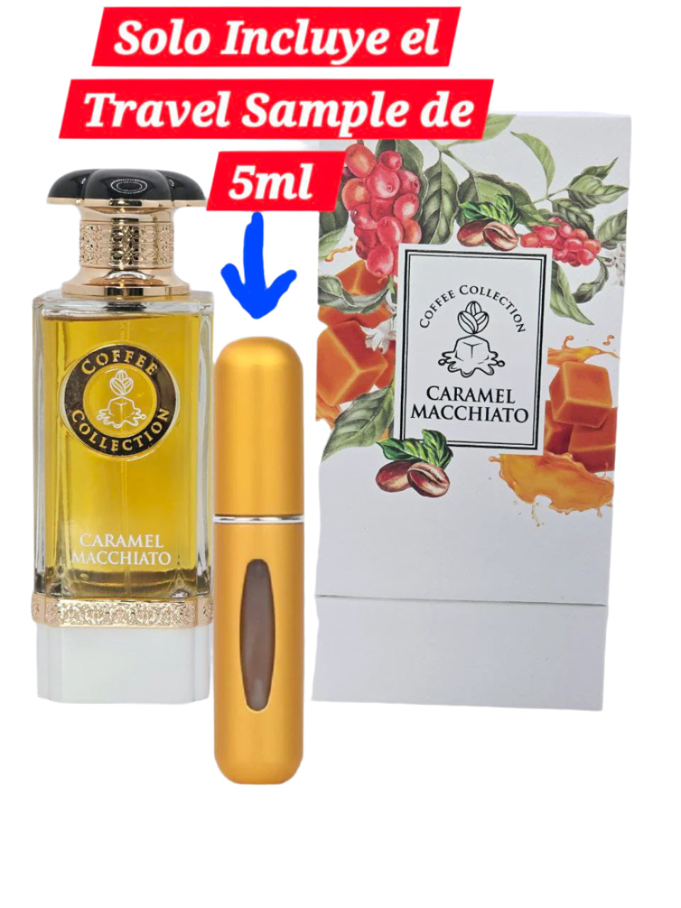 Travel Sample Tester 5ML Caramel Macchiato Eau Parfum For Women  Cofeee Collection