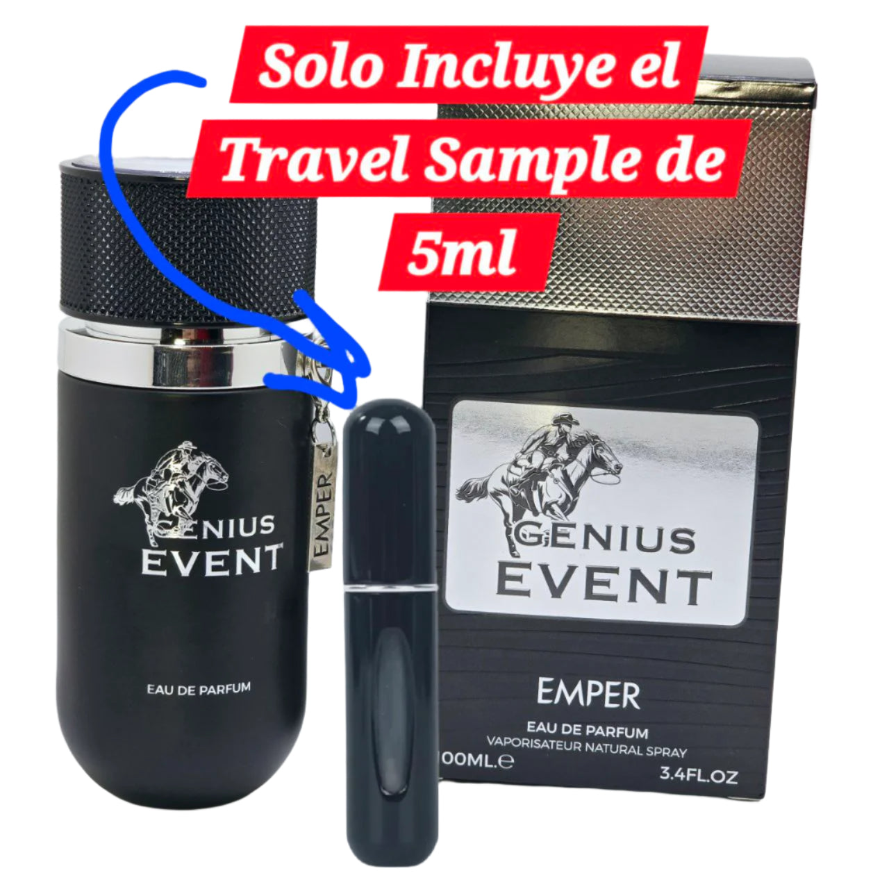 Travel Sample Tester 5ML Genius Event For Men by Emper Eau De Parfum
