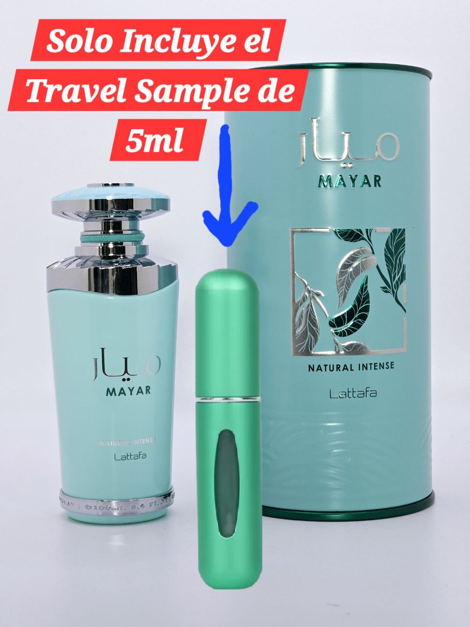 Travel Sample Tester 5ML Mayar Natural Intense By Lattafa Eau De Parfum For Women