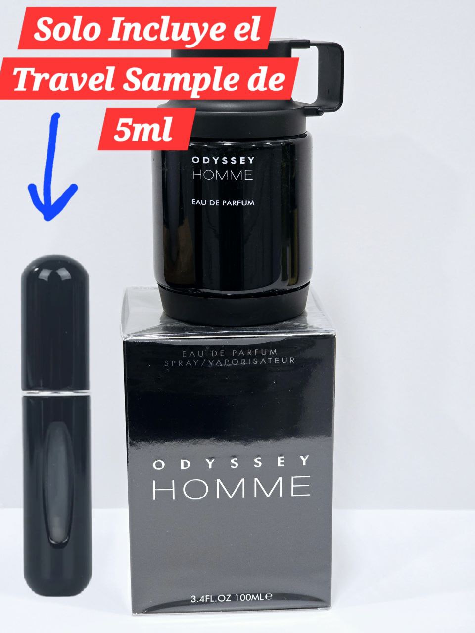 Travel Sample Tester 5ML Odyssey Homme for Men By Armaf Eau De Parfum Woody