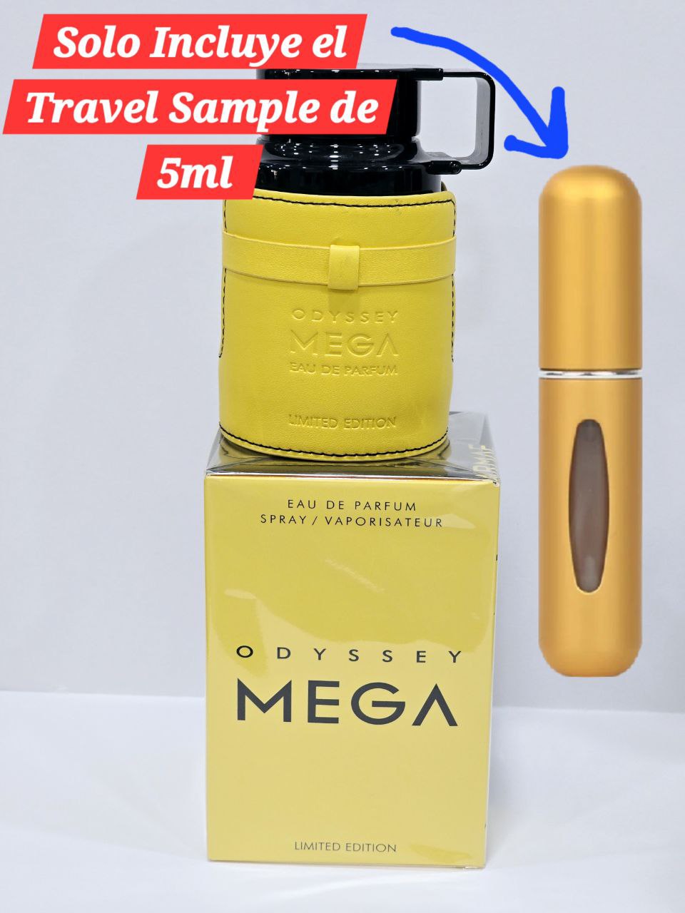 Travel Sample Tester 5ML Odyssey Mega Armaf For Men Limited Edition Eau De Parfum