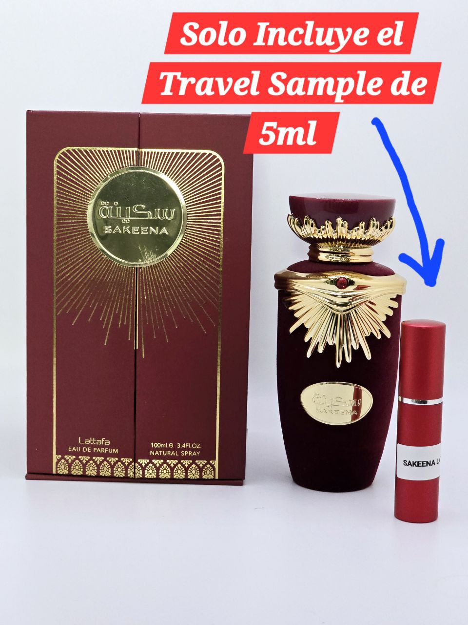 Travel Sample Tester 5ML Sakeena By Lattafa For Women By Lattafa