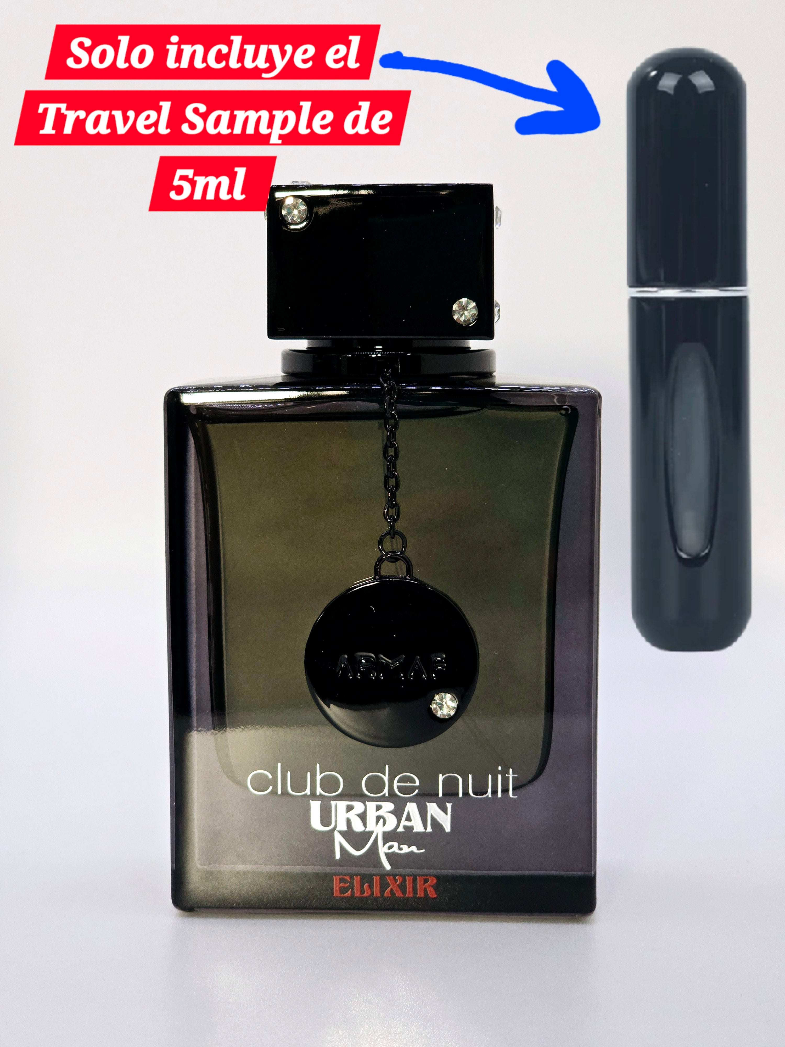 Travel Sample Tester 5ML Urban Elixir Club De Nuit For Men By Armaf  Eau De Parfum