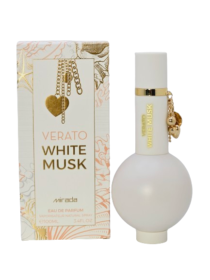 Verato White Musk Eau De Parfum For Women By Mirada 3.4 Oz/100ml