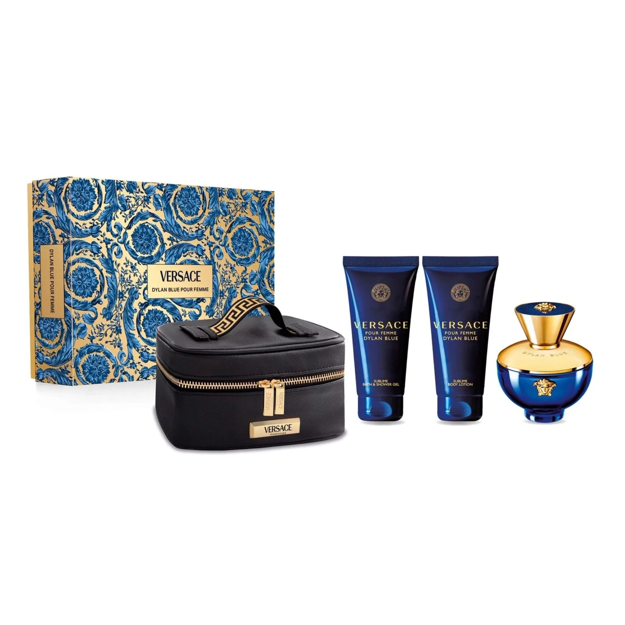Versace Dylan Blue Pour Femme Gift Set for Women 4pcs