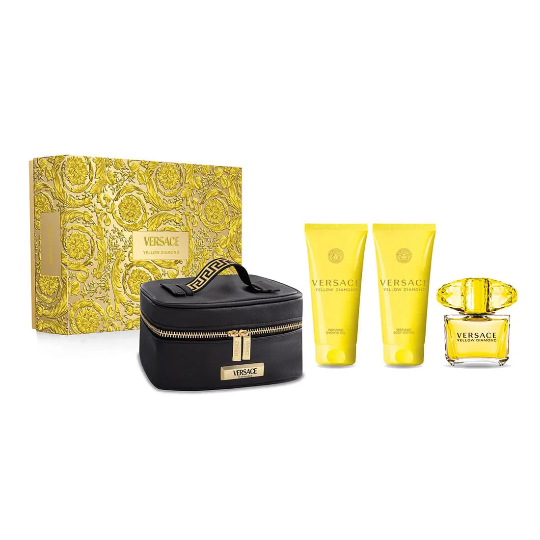Versace Yellow Diamond Gift Set EDT 90ml + Bodycare + Bag