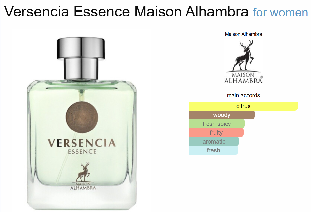 Versencia Essence By Maison Alhambra For Women Eau De Parfum 3.4oz/100ml - Image 3