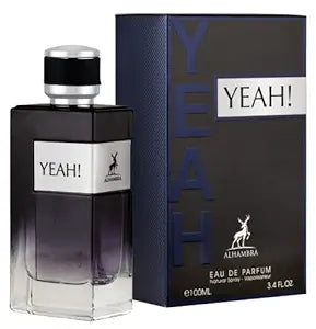 Yeah! For Men By Maison Alhambra Eau De Parfum 3.4 Oz Woody Fruity Citrus Aromatic