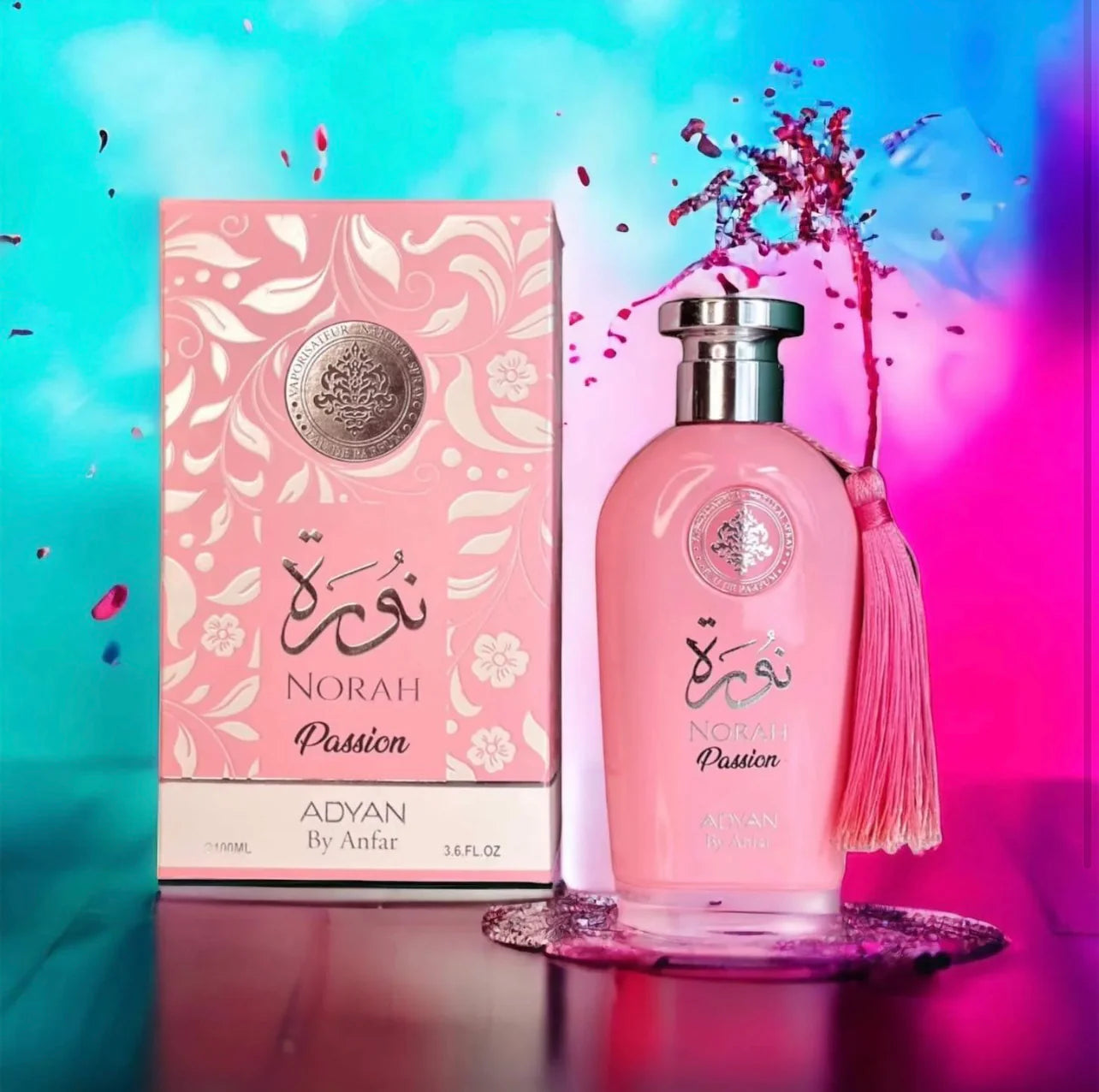 Norah Passion Eau De Parfum 3.4oz/100ml For Women Fruity Floral - Image 2