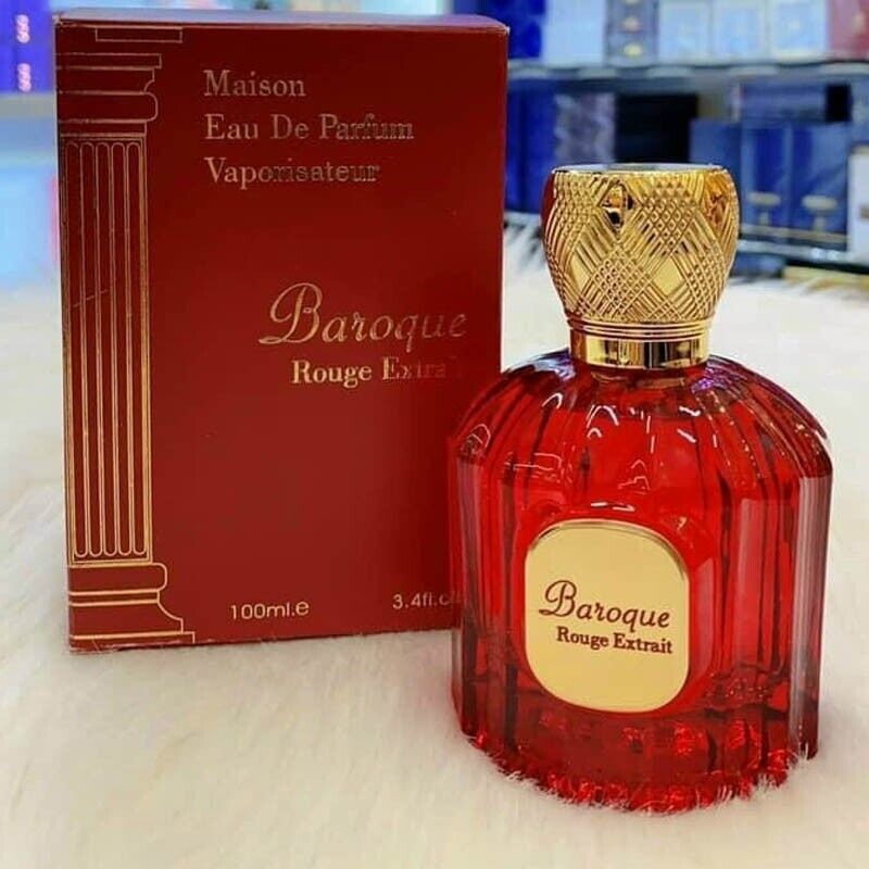 Baroque Rouge Extrait Maison Alhambra EDP Perfume Unisex 3.4oz/100ml Lattafa Fragrance