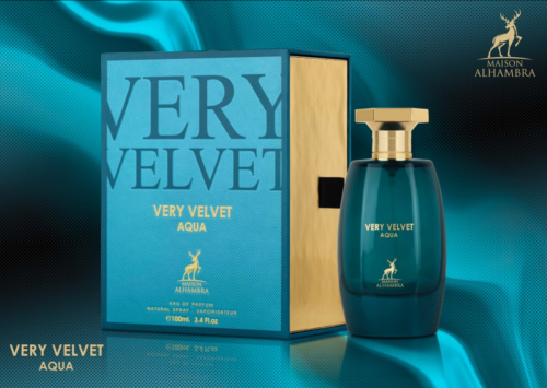 Very Velvet Aqua by Maison Alhambra Eau de Parfum Unisex 100ml 3.4oz